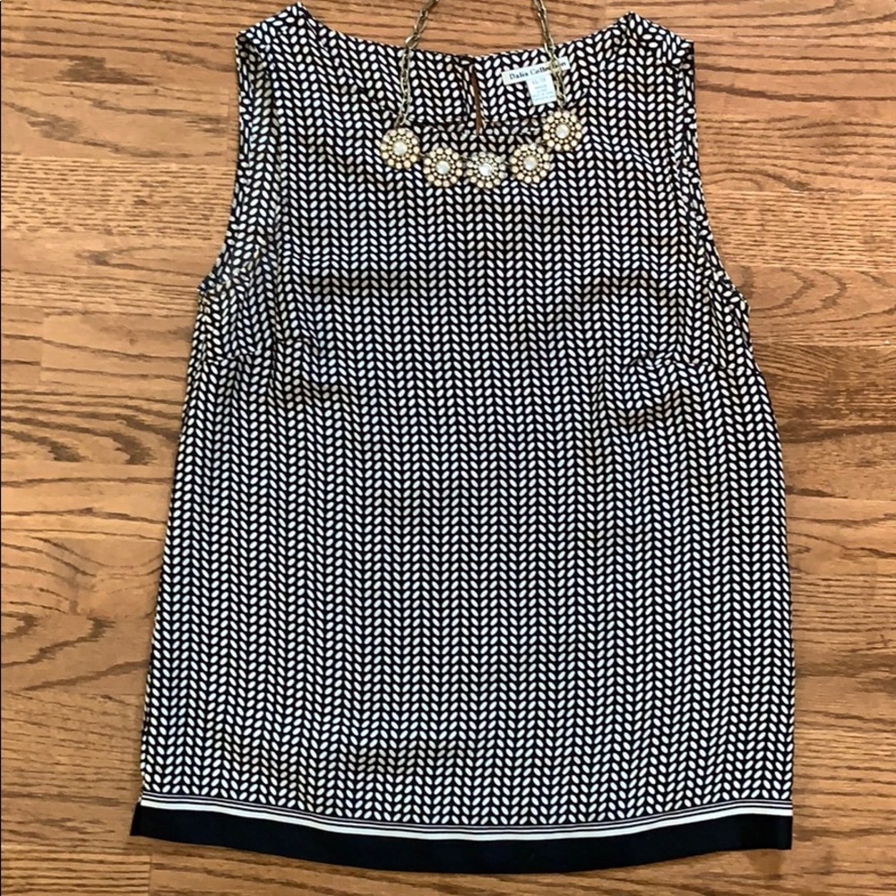 Black+White Tank Top